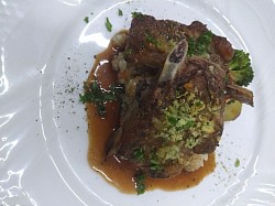 豚スペアリブのパン粉焼き